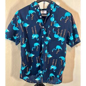 Old Navy button up L Flamingo Button up